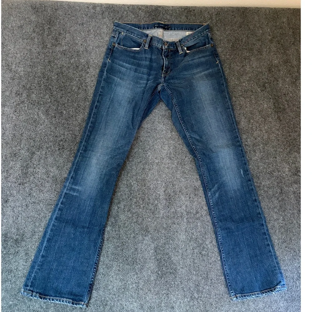 Ralph Lauren Madison Mens Bootcut Jeans Blue Medium Wash 30X32 Stretch Denim